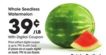 Ralphs Whole Seedless Watermelon offer