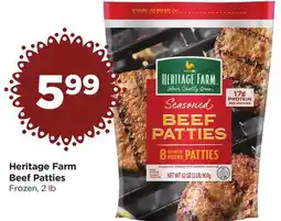 Food 4 Less Heritage Farm Beef Patties offer