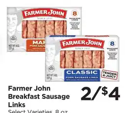 Food 4 Less Farmer John Breakfast Sausage Links offer