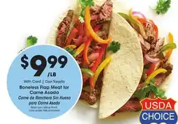 Ralphs Boneless Flap Meat for Carne Asada Beef Loin offer