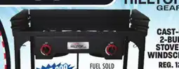 Big 5 Hilltop Gear Cast-Iron 2-Burner Stove with Windscreen offer