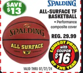 Big 5 Spalding All-Surface TF Basketball offer