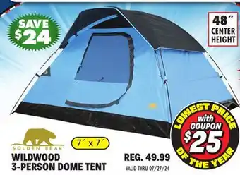 Big 5 Golden Bear Wildwood 3-Person Dome Tent offer