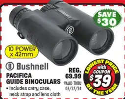 Big 5 Bushnell Pacifica Guide 10x42mm Binoculars offer