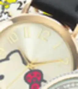 Big 5 Sanrio Women's Hello Kitty Black Strap Watch with Bow Charm offer