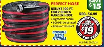 Big 5 Perfect Hose Deluxe 100' Fiber Series Garden Hose offer