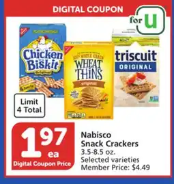 Albertsons Nabisco Snack Crackers offer