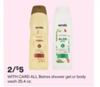 CVS ALL Betres shower gel or body wash 25.4 oz offer