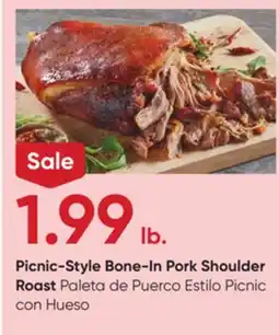 Stater Bros Picnic-Style Bone-In Pork Shoulder Roast offer