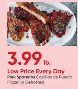 Stater Bros Pork Spareribs offer