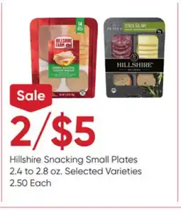 Stater Bros Hillshire Snacking Small Plates offer