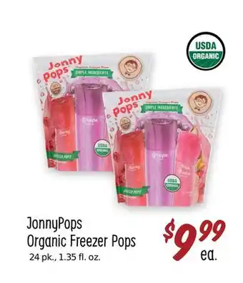 Sprouts Farmers Market JonnyPops Organic Freezer Pops offer