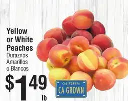 Smart & Final Yellow or White Peaches offer
