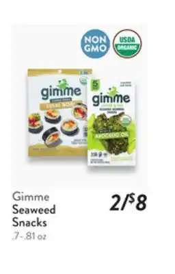 Fresh Thyme Gimme Seaweed Snacks offer