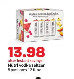 Hy-Vee Nütrl vodka seltzer offer