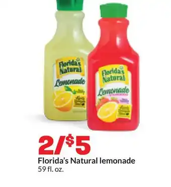 Hy-Vee Florida's Natural lemonade offer