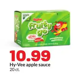 Hy-Vee Hy-Vee apple sauce offer