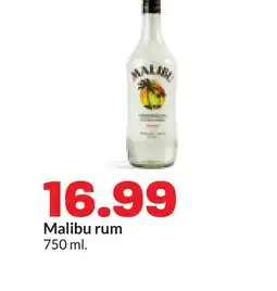 Hy-Vee Malibu rum offer