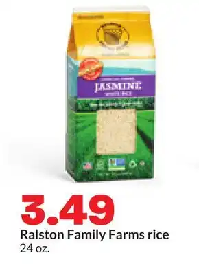 Hy-Vee Ralston Family Farms rice offer