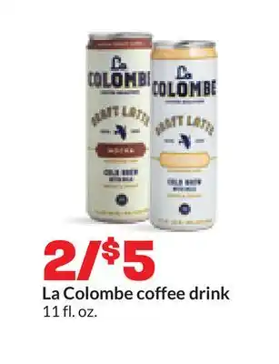 Hy-Vee La Colombe coffee drink offer