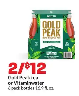 Hy-Vee Gold Peak tea or Vitaminwater offer