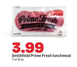 Hy-Vee Smithfield Prime Fresh lunchmeat offer