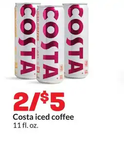 Hy-Vee Costa iced coffee offer