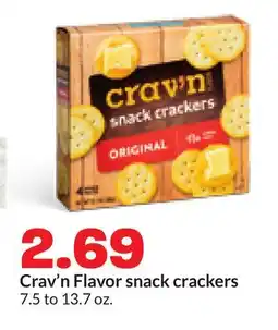 Hy-Vee Crav'n Flavor snack crackers offer