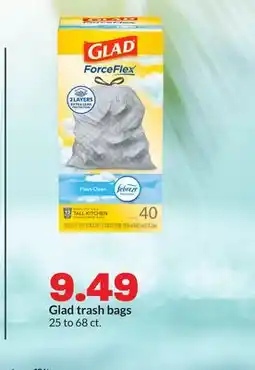Hy-Vee Glad trash bags offer