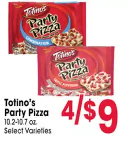 Jewel-Osco Totino's Party Pizza offer