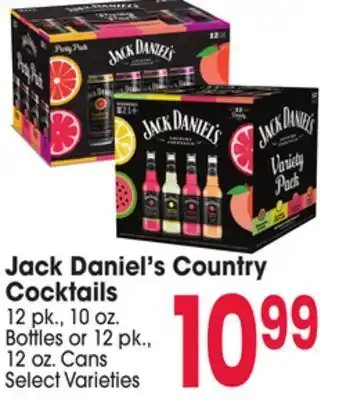 Jewel-Osco Jack Daniel's Country Cocktails offer