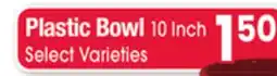 Jewel-Osco Plastic Bowl offer