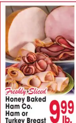 Jewel-Osco Honey Baked Ham Co. Ham or Turkey Breast offer