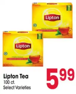 Jewel-Osco Lipton Tea offer