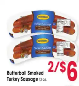 Jewel-Osco Butterball Smoked Turkey Sausage offer