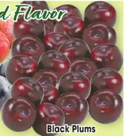 Jewel-Osco Black Plums offer