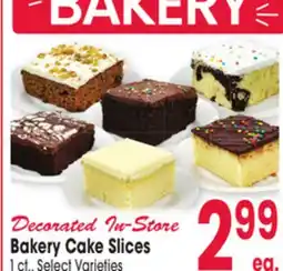 Jewel-Osco Bakery Cake Slices offer