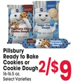 Jewel-Osco Pillsbury Ready to Bake Cookies or Cookie Dough offer