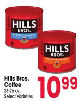 Jewel-Osco Hills Bros. Coffee offer