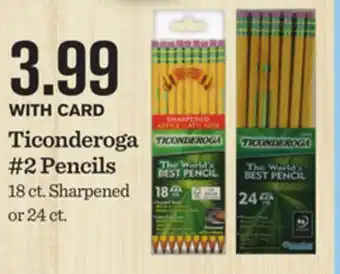 Mariano's Ticonderoga #2 Pencils offer