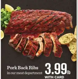 Mariano's Pork Back Ribs offer