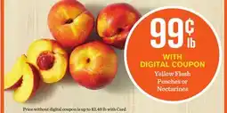 Mariano's Yellow Flesh Peaches or Nectarines offer
