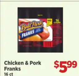 Gordon Food Services Chicken & Pork Franks offer