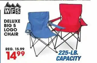 Big 5 Deluxe Big 5 Logo Chair offer