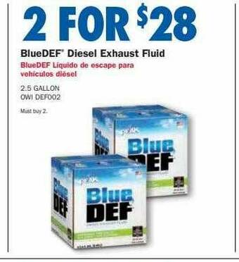 Carquest Bluedef Diesel Exhaust Fluid offer