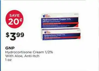 Good Neighbor Pharmacy Gnp Hydrocortisone Cream With Aloe, Anti-itch offer