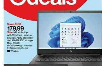 Target Hp 14 offer