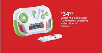 Leapfrog Leapland Adventures Learning Video Game