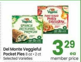Safeway Del Monte Veggieful Pocket Pies offer