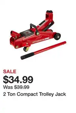 Harbor Freight Tools 2 Ton Compact Trolley Jack offer